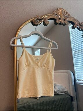 Brandy Melville Butter yellow tank top